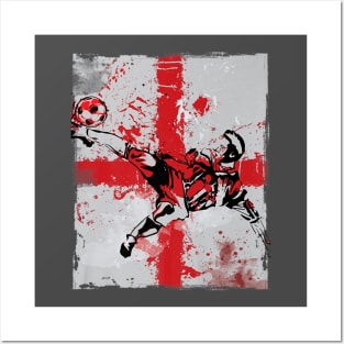 England Soccer For Uk Patriots Fan Posters and Art